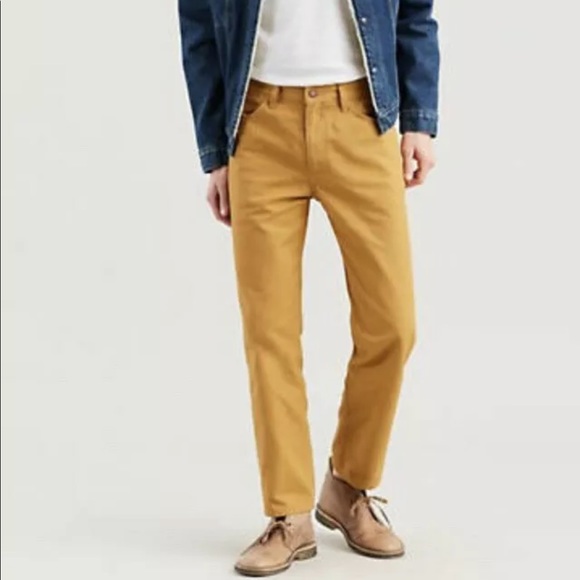 levis mustard jeans